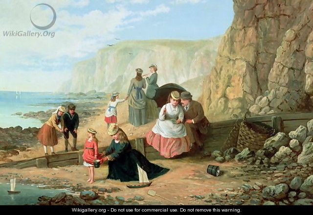 A Day at the Seaside - William Bell Scott