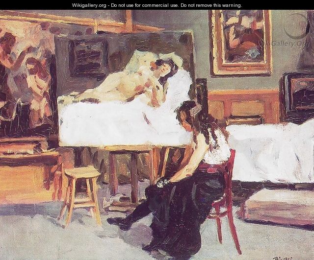 In the Studio 1905 - Bela Onodi