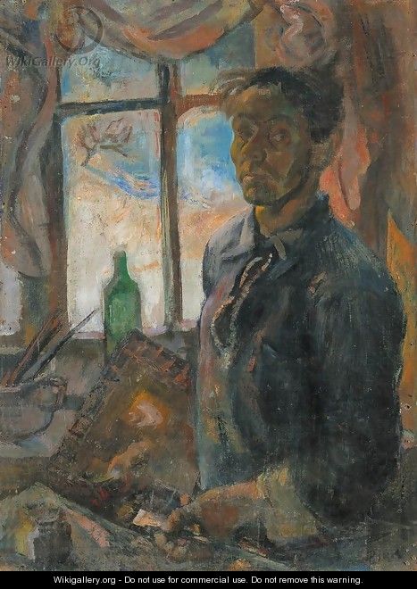 Self portrait with Window 1948 - Istvan Reti