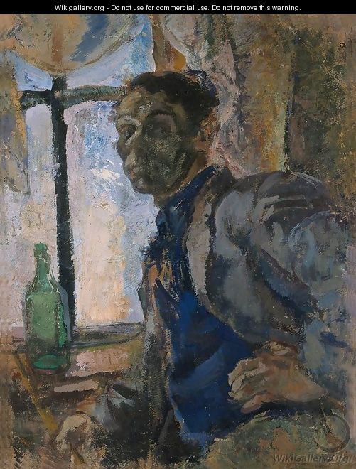 Self portrait in Siver 1948 - Istvan Reti