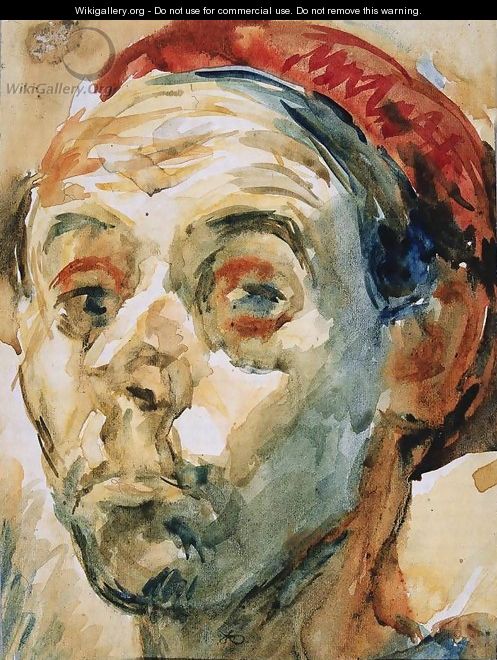 Self portrait in Red Cap 1947 - Istvan Reti