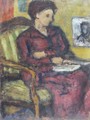 Maria in the Armchair 1943 - Auguste Herbin