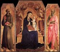 Virgin and Child with Saints 1437-44 - Stefano Di Giovanni Sassetta