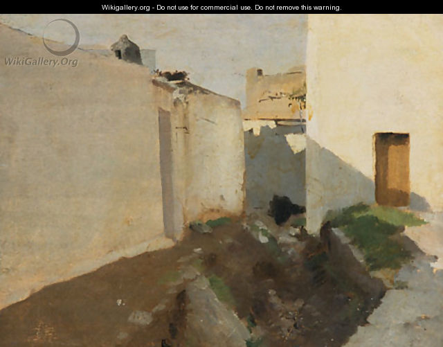 White Walls in Sunlight Morocco - John Singer Sargent