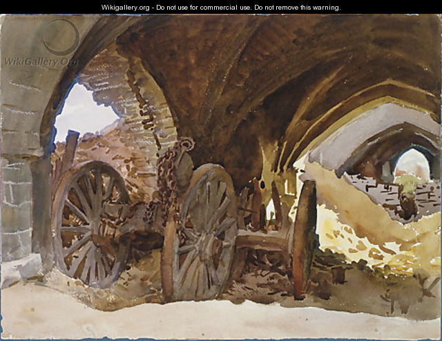 Wheels in Vault 1918 - John Singer Sargent