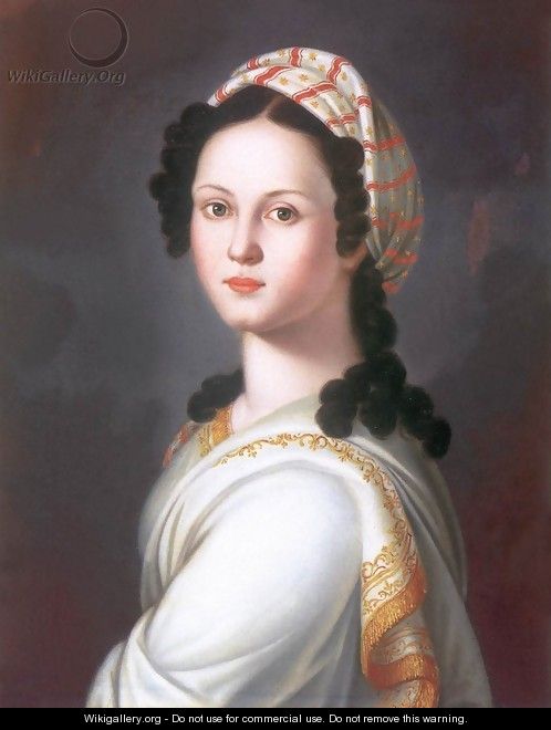 Portrait of a Young Lady - Janos Donat
