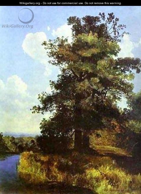 Oaks 1855 - Alexei Kondratyevich Savrasov