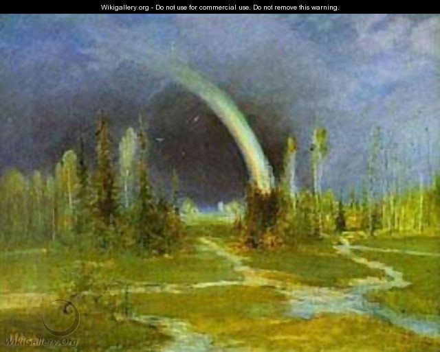 Landscape With A Rainbow 1881 - Alexei Kondratyevich Savrasov