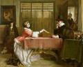The Banker's Private Room Negotiating a Loan 1870 - John Callcott Horsley