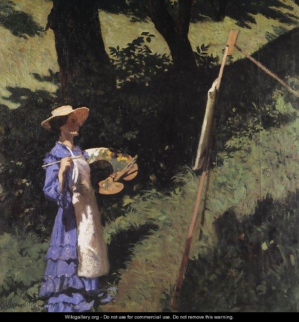 The Woman Painter 1903 - Karoly Ferenczy