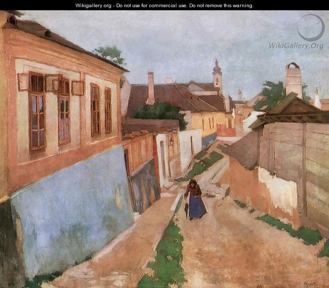 A Street at Vac 1904 - De Lorme and Ludolf De Jongh Anthonie