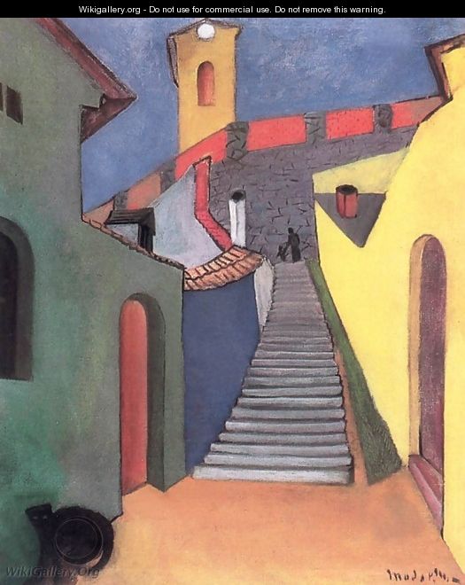 Stairs at Szentendre 1932 - Maerten Jacobsz Van Heemskerch