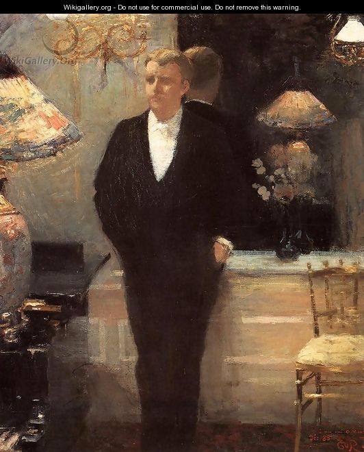 Portrait of Octave Maus 1885 - Theo Van Rysselberghe