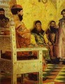 Tzar Mikhail Fedorovich Holding Council With The Boyars In His Royal Chamber 2 1893 - Andrei Petrovich Ryabushkin