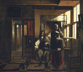 Interior with a Young Couple early 1660s - Pieter De Hooch