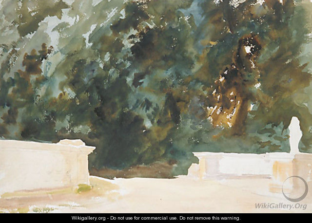 Terrace and Gardens 1907 - John Singer Sargent