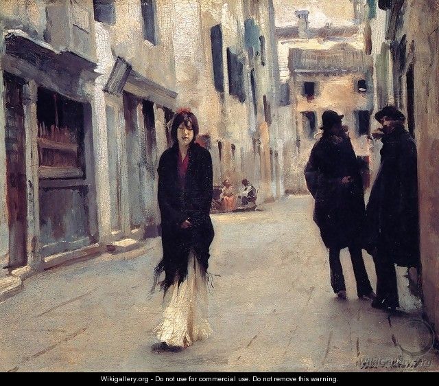 Street in Venice 1882 - John Singer Sargent