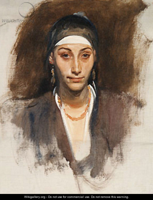 Egyptian Woman with Earrings - John Singer Sargent