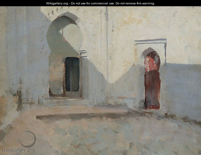 Courtyard Tetuan Morocco - John Singer Sargent