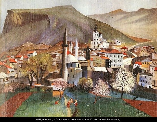 Springtime in Mostar 1903 - Tivadar Kosztka Csontváry