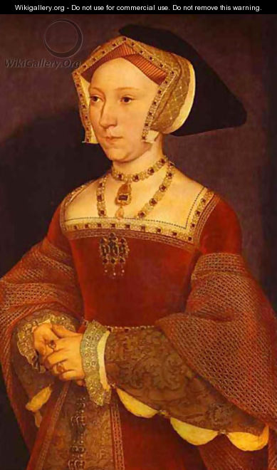 Portrait Of Jane Seymour 1537 - Hans, the Younger Holbein