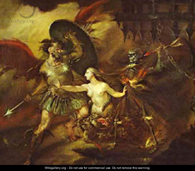 Satan Sin And Death 1735-1740 - William Hogarth