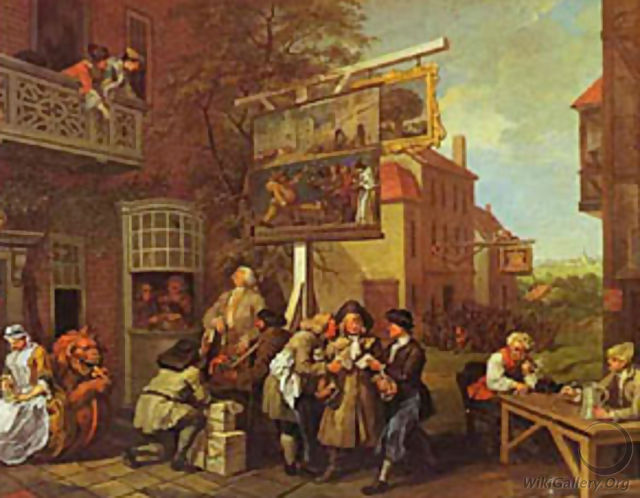 Canvassing For Votes 1755 - William Hogarth