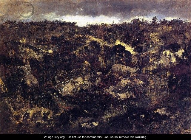 Rocky Landscape 1840-1845 - Theodore Rousseau