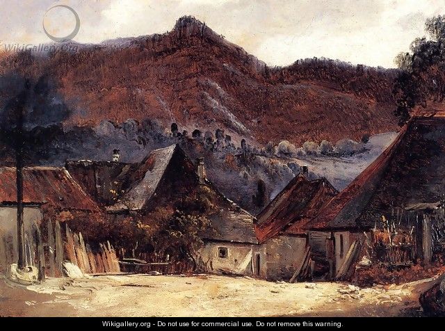 Cottages in the Jura 1834 - Theodore Rousseau