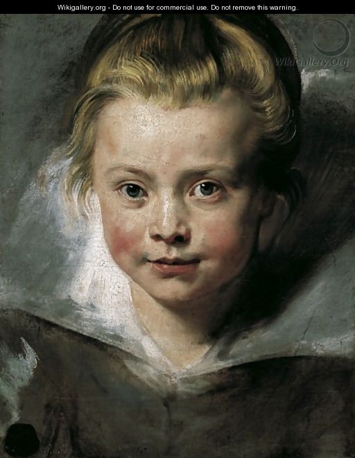 Portrait of Clara Serena Rubens c 1616 - Peter Paul Rubens