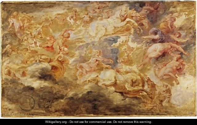 Apollo in the Chariot of the Sun 1621 1625 - Peter Paul Rubens