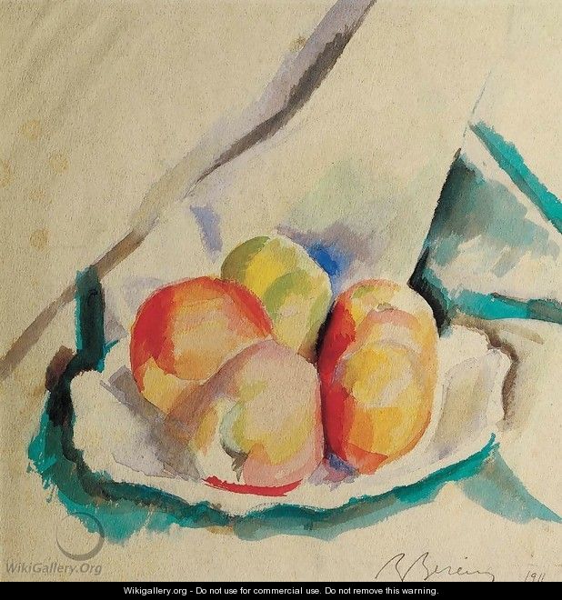 Still life with Apples 1911 - Paul Brill