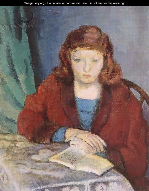 Girl Reading (Anna) 1946 48 - Paul Brill