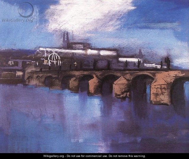 The Charles Bridge in Prague 1925 - Ary Schefer