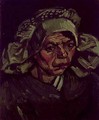 Head Of A Peasant Woman With A White Cap 1885 - Vincent Van Gogh