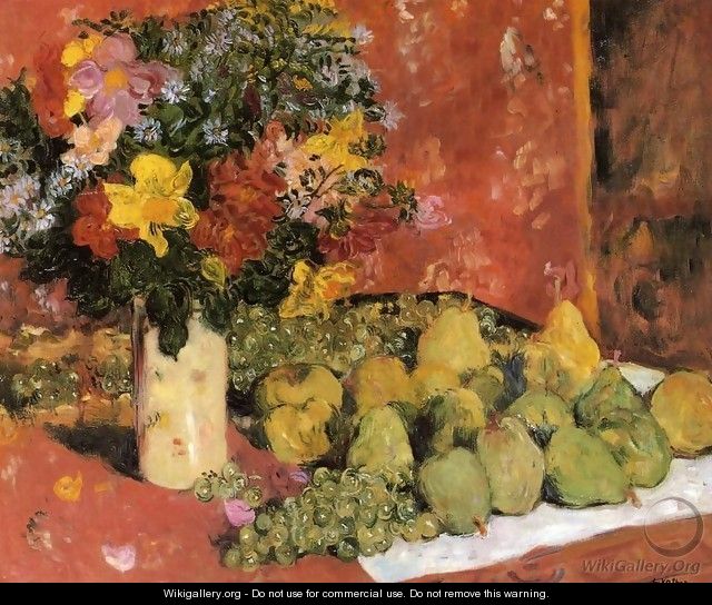 Flowers and Fruit 1899 - Leon De Smet