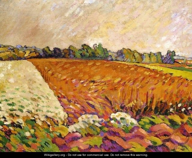 Field of Corn 1917 - Leon De Smet