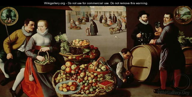 Fruit Market - Lucas Van Valkenborch