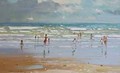 A Beach In Summer - Peter Johan Kraft