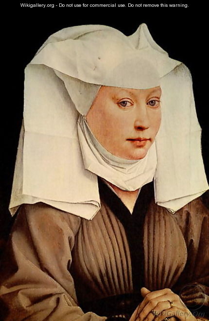 Portrait of a Young Woman in a Pinned Hat 1435 - Rogier van der Weyden
