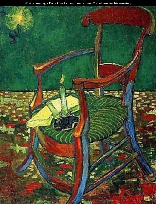 Paul Gauguins Armchair 1888 - Vincent Van Gogh