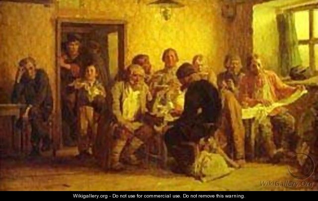 Tea Drinking In A Tavern 1874 - Viktor Vasnetsov