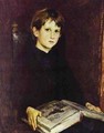 Portrait Of Michael Vasnetsov The Artists Son 1892 - Viktor Vasnetsov