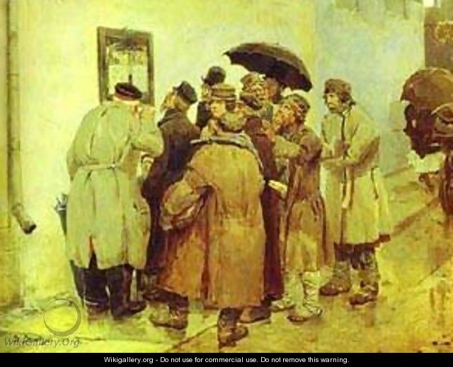 News From The Front 1878 - Viktor Vasnetsov