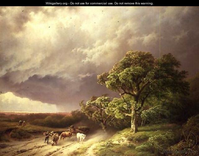 The Coming Storm 1841 - Barend Cornelis Koekkoek