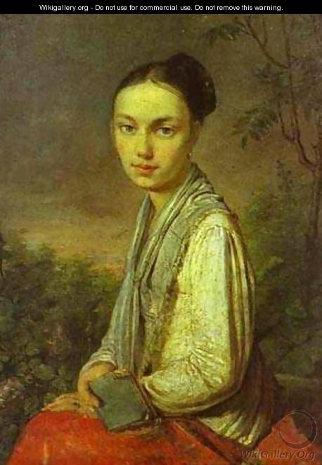 Portrait Of Vs Putyatina 1815-1816 - Aleksei Gavrilovich Venetsianov