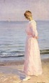 On The Beach At Skagen - Michael Peter Ancher