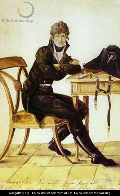 Self Portrait 1804 - Fedor Petrovich Tolstoy