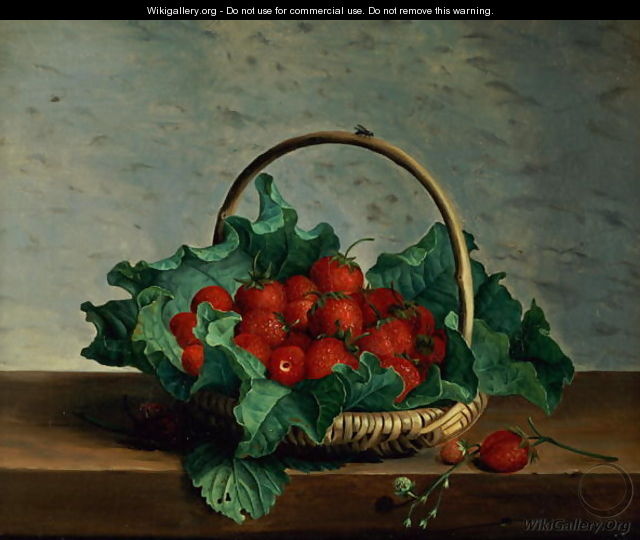 Basket of Strawberries - Johan Laurentz Jensen