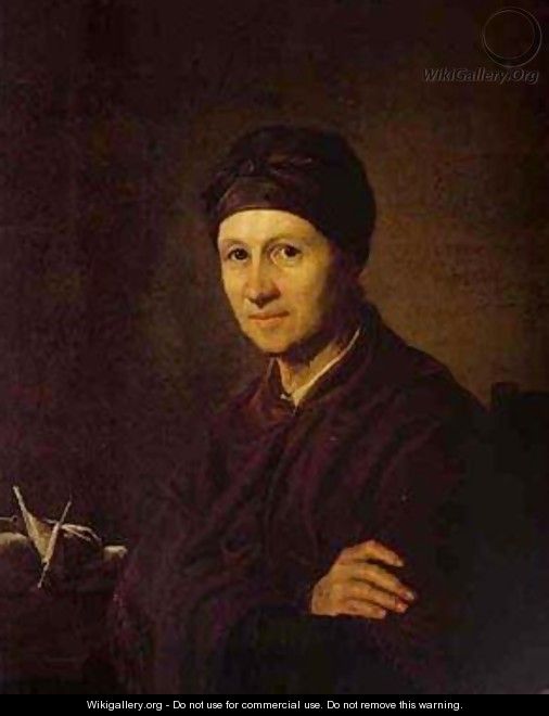 Portrait Of AI Tropinina 1820 - Vasili Andreevich Tropinin